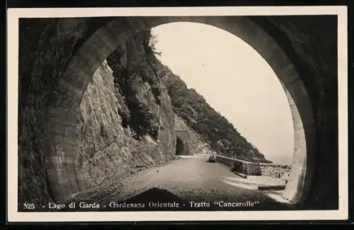 AK Gardesana Orientale /Lago di Garda, Tratto Cancarolle