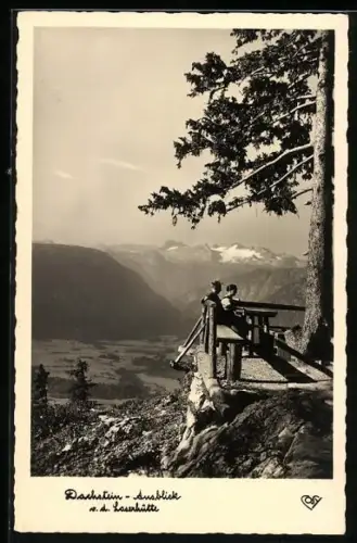 AK Loserhütte, Dachstein-Ausblick von der Berghütte
