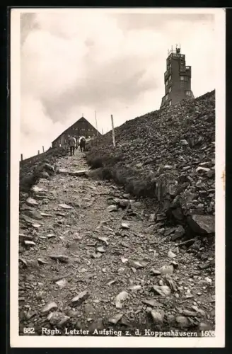 AK Koppenhäuser /Rsgb., Letzter Austieg zu den Koppenhäusern
