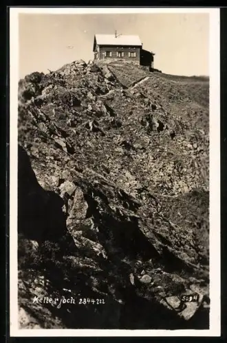 AK Kellerjochhütte, Partie an der Berghütte