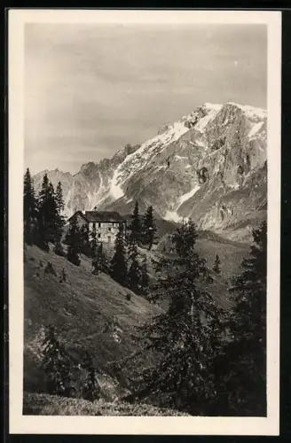 AK Hochgründeckhaus, Berghütte der Sektion Ybbstaler D. & Ö. A. V.