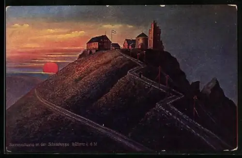 AK Schneekoppenhäuser, Sonnenaufgang