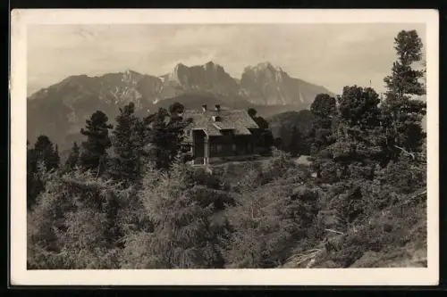 AK Edelrautehütte, Blick gegen Reichenstein-Sparafeld
