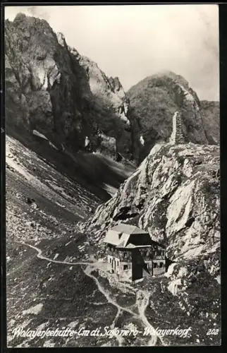 AK Wolayerseehütte, Berghütte am Wolayerkopf