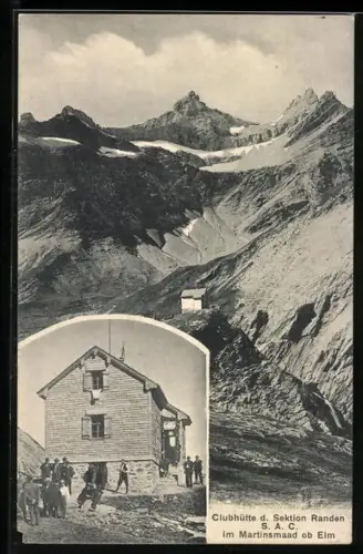 AK Martinsmadhütte, Clubhütte im Martinsmaad ob Elm, Berghütte der Sektion Randen S. A. C.