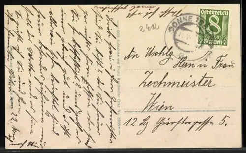 AK Donnersbach /Obersteiermark, Blick auf den Ort