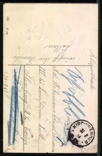 AK Eisernes Kreuz, Lorbeerkranz, Reichsfarben, Meinem lieben Sohne, dem Vaterland zum Schutz, dem Feinde zum Trutz...