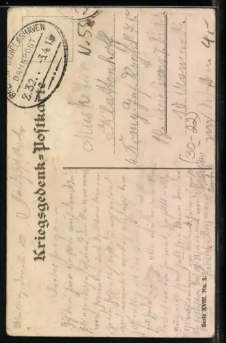 AK Eisenhandschuh mit Eichenkranz, Bänder des Zweibunds, Wo deutsche Flaggen weh`n, da gibt`s kein Widerstand