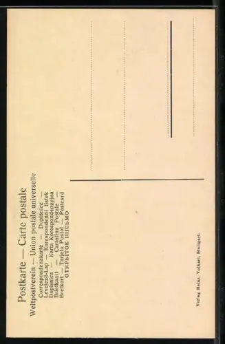 Künstler-AK Aus Schillers Jugend, Vorlesung eines Gelehrten