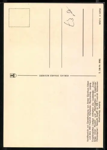 Lied-AK Anton Günther: Feierobnd