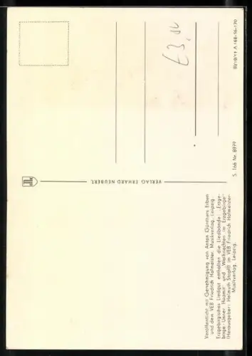 Lied-AK Anton Günther NR 166 /8979: Bleibn mer noch a wing do !, Männer beim trinken in der Gaststube