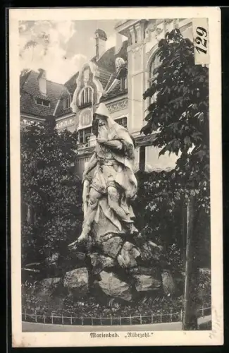 AK Marienbad, Rübezahl-Standbild