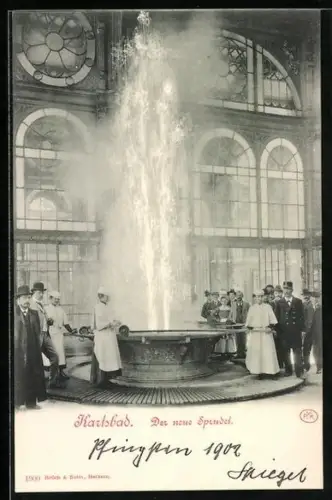 AK Karlsbad, Der neue Sprudel