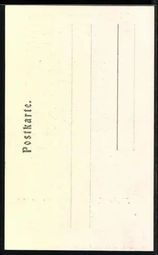 AK Karlsbad, Hirschensprung-Denkmal