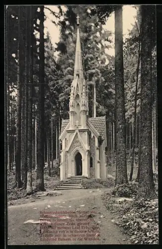 AK Marienbad, Blick auf die Waldkapelle