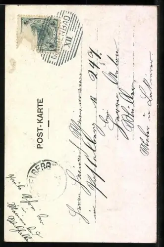 AK Marienbad, Kolonnade, Innenansicht