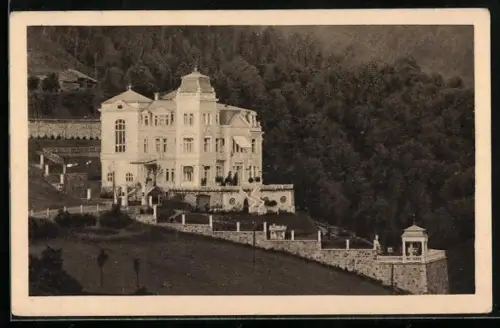 AK Karlsbad, Kurheim und Gasthaus des Reichsverbandes deutscher Krankenkassen