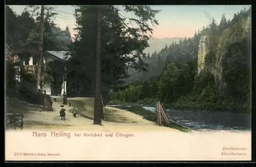 AK Karlsbad, Hans Heiling bei Elnbogen