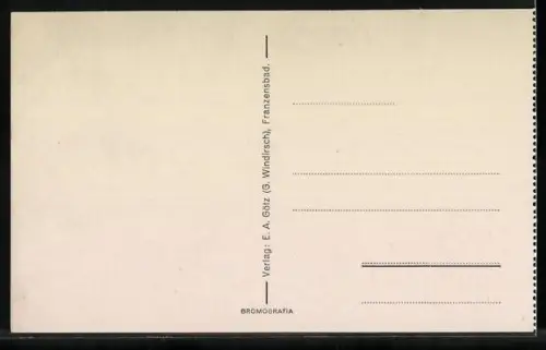 AK Franzensbad, Blick in die Goethestrasse mit zahlreichen Passanten