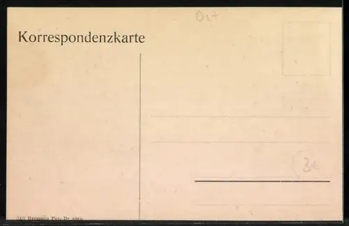 AK Marienbad, Kaiserstrasse mit Parkanlage und Uhrsäule