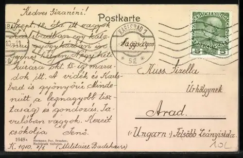 AK Karlsbad, Marktbrunnen