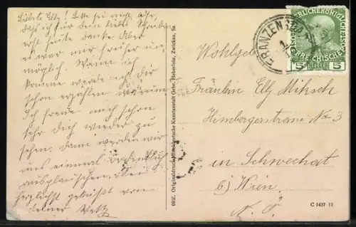 AK Franzensbad, Stephanstrasse und Russische Kirche