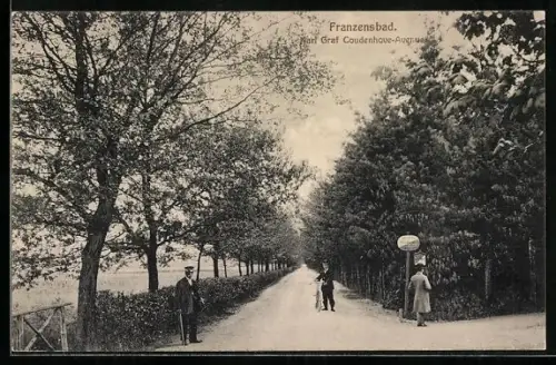 AK Franzensbad, Karl Graf Coudenhove-Avenue