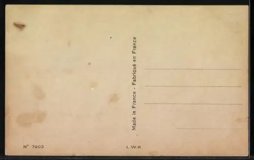 AK Karlsbad, Café Park mit Garten