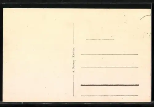 AK Karlsbad, Karlsbader Opheum im Grand Hotel Schützenhaus