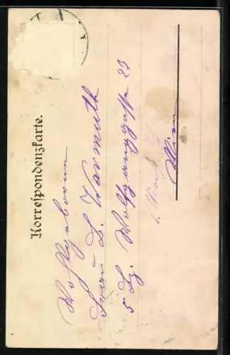 AK Karlsbad, Blick auf das Fremden-Hospital