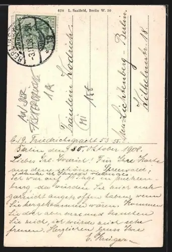 AK Berlin, Portal des Königlich-Preussischen Standesamts, Friedrichsgracht