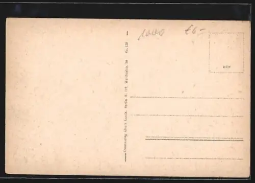 AK Berlin-Kreuzberg, Gleisdreieck, Hochbahn über die Spree