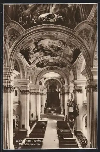 AK Weingarten / Württ., Münster, Inneres