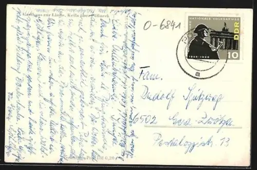 AK Keila, Gasthaus zur Linde, Inh. Arthur Hammerschmidt