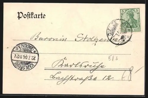 AK Dieuze, Salinenthor mit Platz und Versammlung, Brunnen