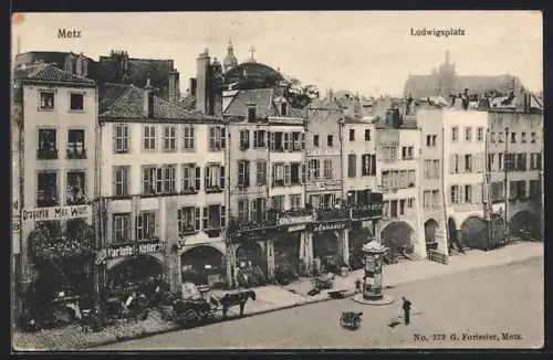 AK Metz, Partie am Ludwigsplatz