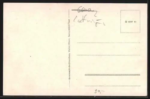 AK Saargemünd, Haus der Jugend, Josef-Bürckel-Strasse