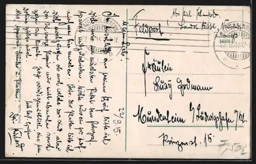 AK Saarburg i. L., Hesserstrasse, Partie mit Mauer