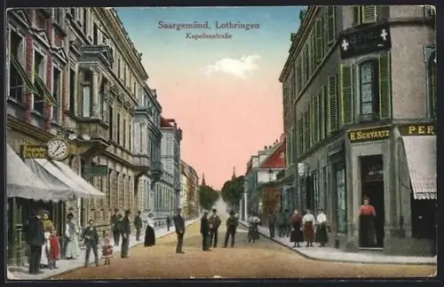 AK Saargemünd, Kapellenstrasse