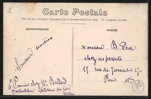 AK Château-du-Loir, Avenue de la Gare