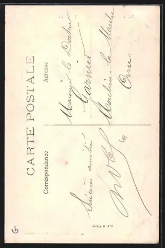 AK Le Horps, Vue de l`église et de la rue animée avec des habitants et des enfants