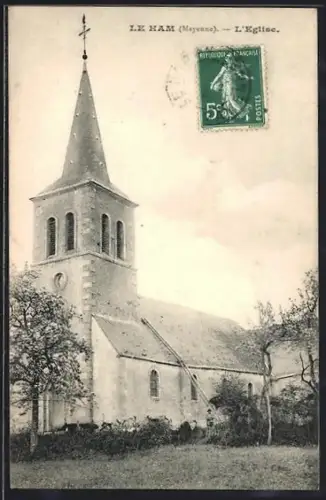 AK Le Ham /Mayenne, L`Église