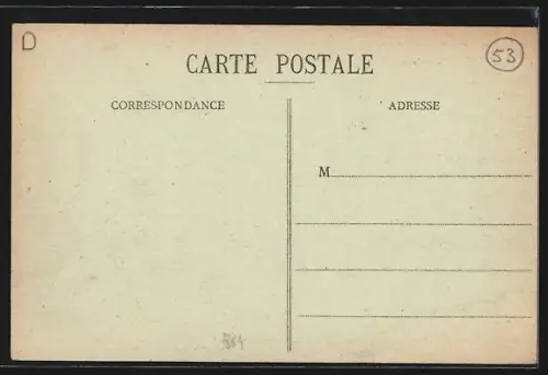 AK Grez-en-Bouère /Mayenne, Panorama de l`église et du village