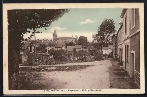 AK Pré-en-Pail /Mayenne, Coin pittoresque