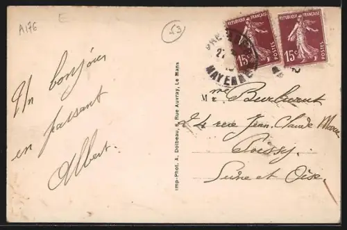 AK Pré-en-Pail /Mayenne, Coin pittoresque