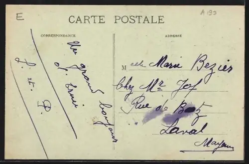 AK Ernée /Mayenne, Rue Gambetta