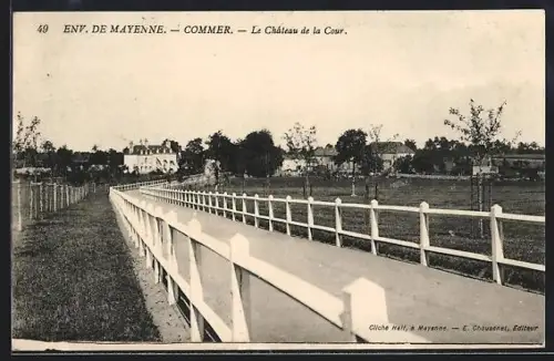 AK Commer /Mayenne, Le Château de la Cour