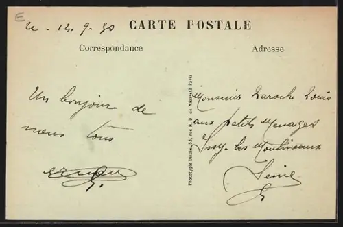 AK Andouillé /Mayenne, Rue de Gonnette avec bâtiments et arbres