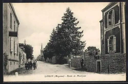 AK Loiron /Mayenne, Route de Montjean