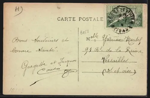 AK Cossé-le-Vivien /Mayenne, Quartier du bas du Bourg